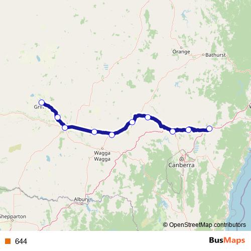 644 rail Line Map