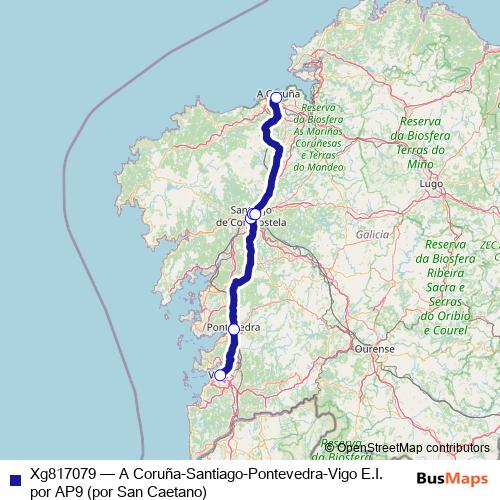 Xg817079 bus Line Map