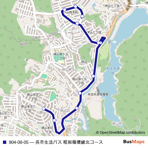 904-08-05 bus Line Map