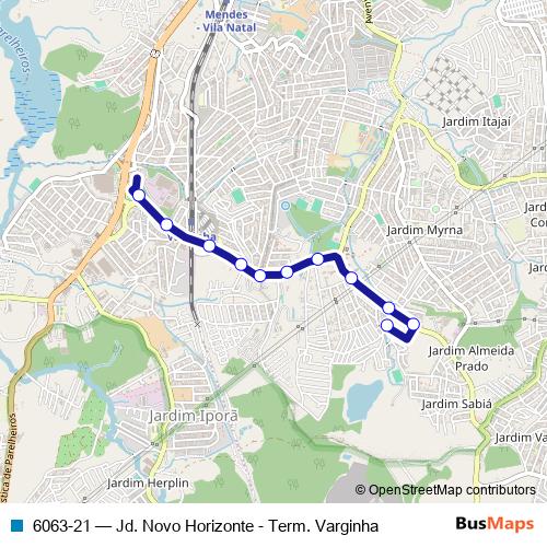 6063-21 bus Line Map