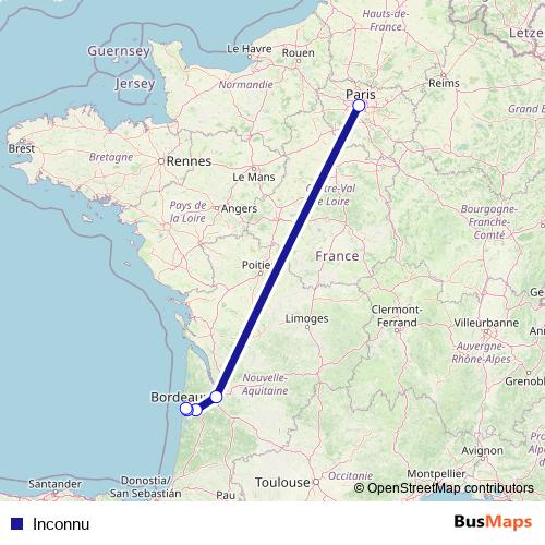 Inconnu rail Line Map