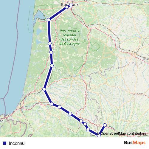 Inconnu rail Line Map