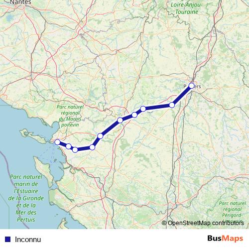 Inconnu rail Line Map
