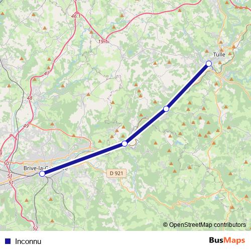 Inconnu rail Line Map
