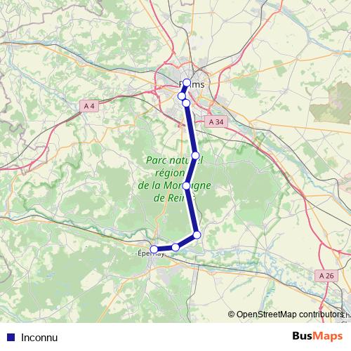 Inconnu rail Line Map