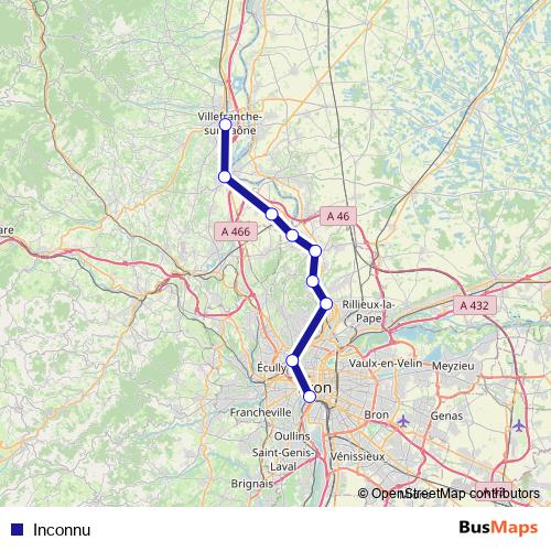 Inconnu rail Line Map