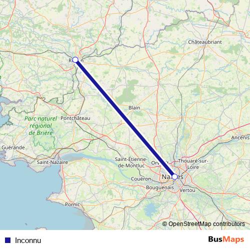 Inconnu rail Line Map