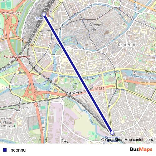 Inconnu rail Line Map