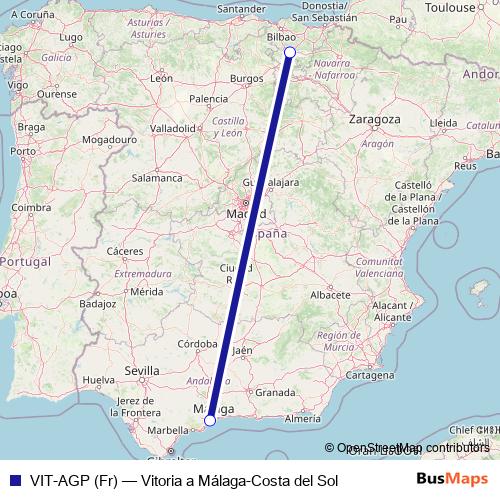 VIT-AGP (Fr) air Line Map