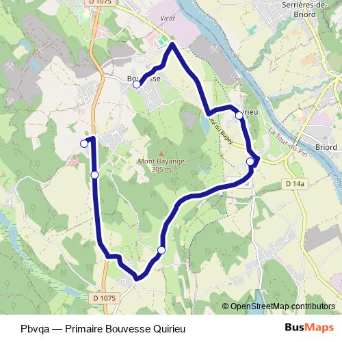 Pbvqa bus Line Map