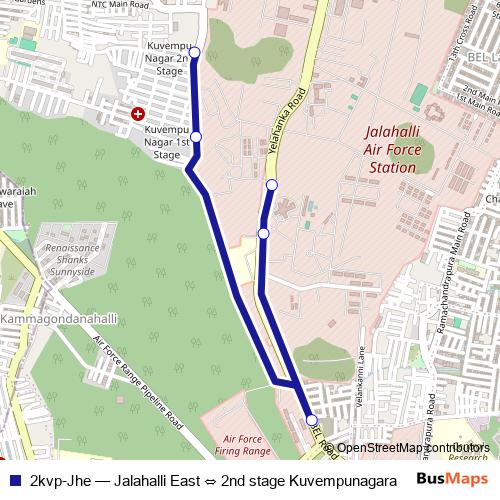 2kvp-Jhe bus Line Map