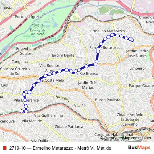2719-10 bus Line Map