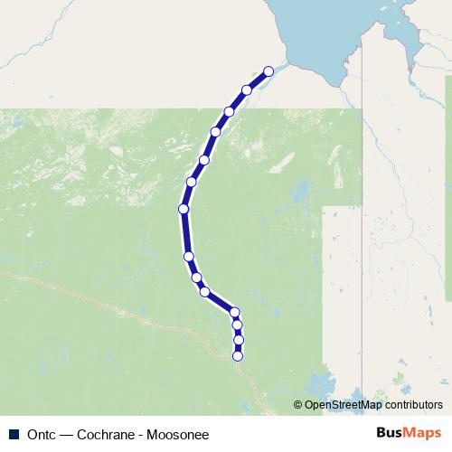 Ontc bus Line Map