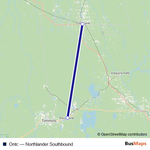 Ontc bus Line Map
