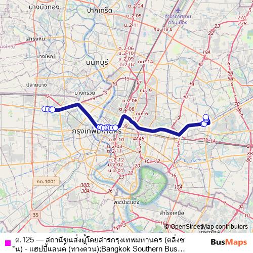 ต.125 bus Line Map