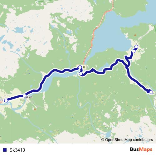 Sk3413 bus Line Map