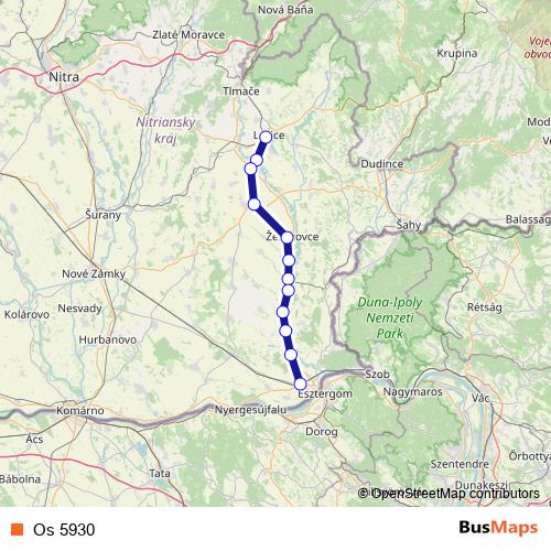 Os 5930 rail Line Map