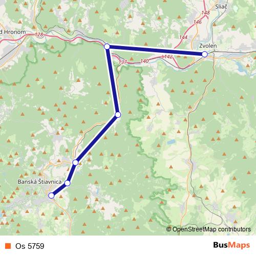 Os 5759 rail Line Map