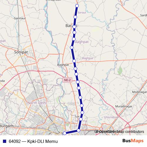 64092 rail Line Map