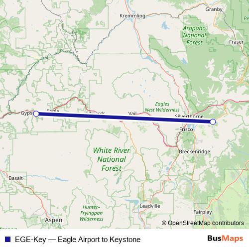 EGE-Key bus Line Map