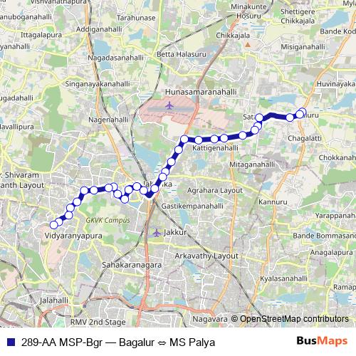 289-AA MSP-Bgr bus Line Map