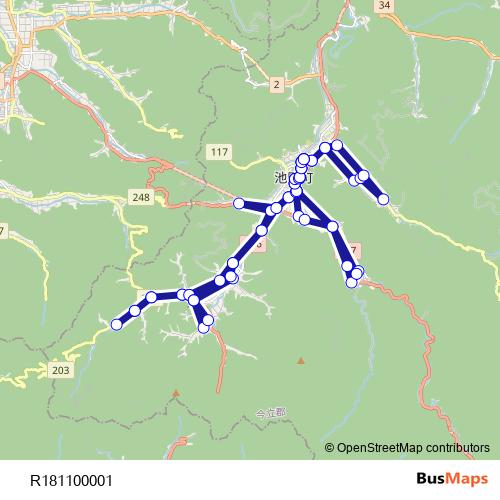 R181100001 bus Line Map
