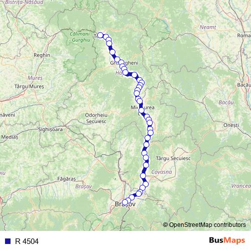 R 4504 rail Line Map