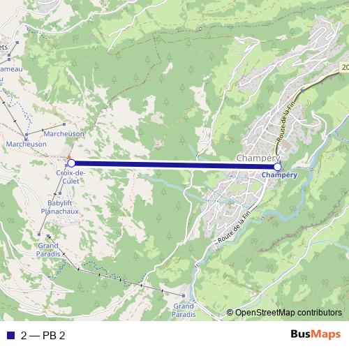 2 cable-car Line Map