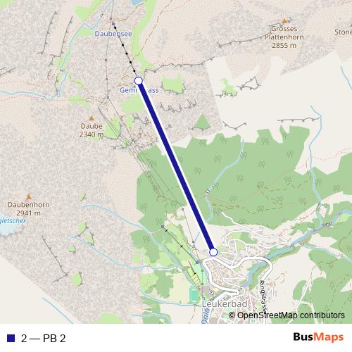 2 cable-car Line Map