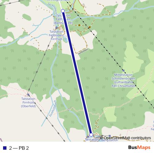2 cable-car Line Map