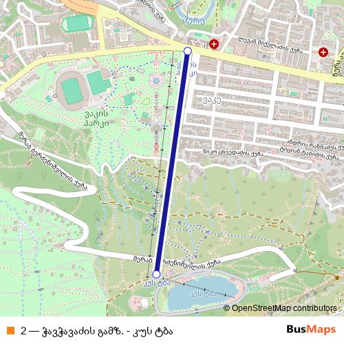2 cable-car Line Map