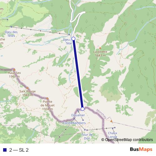 2 cable-car Line Map