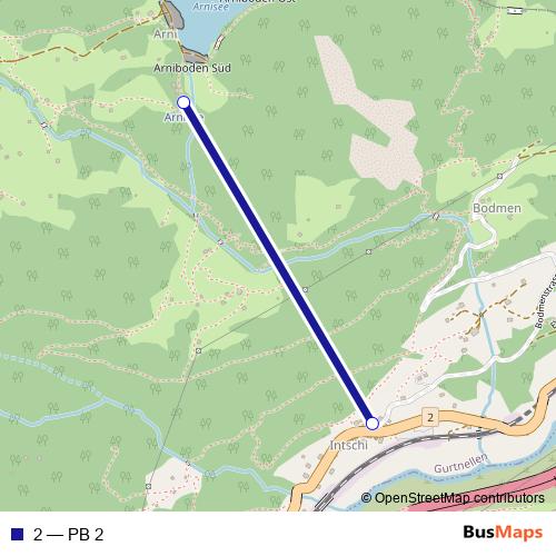 2 cable-car Line Map