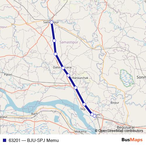63201 rail Line Map