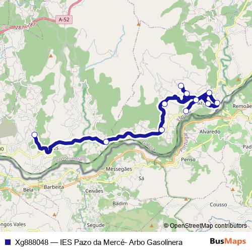 Xg888048 bus Line Map