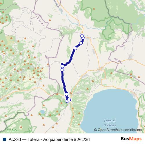 Ac23d bus Line Map
