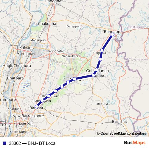 33362 rail Line Map