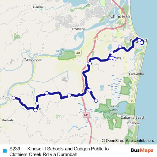 S239 bus Line Map