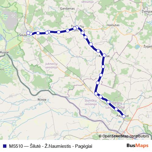 M5510 bus Line Map