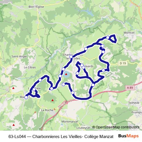 63-Ls044 bus Line Map