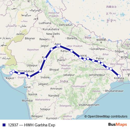 12937 rail Line Map