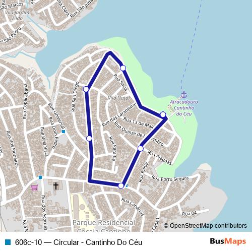 606c-10 bus Line Map