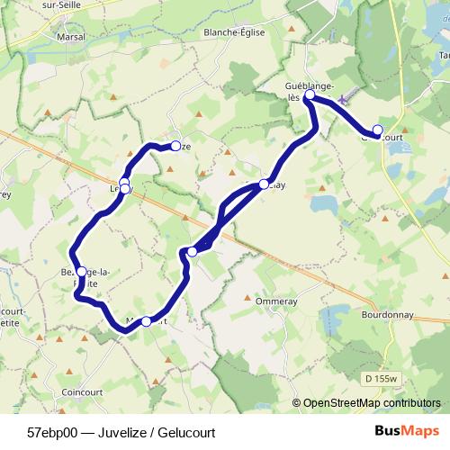 57ebp00 bus Line Map
