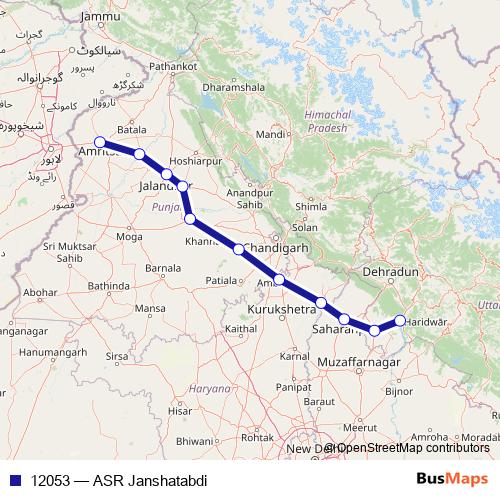 12053 rail Line Map