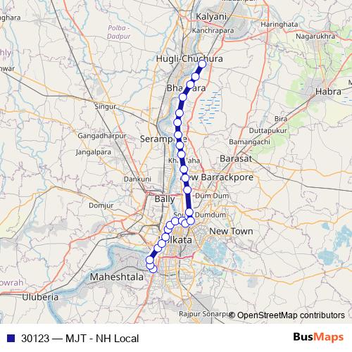 30123 rail Line Map