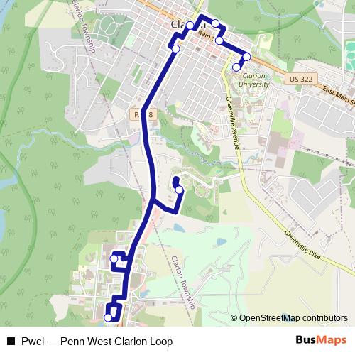 Pwcl bus Line Map