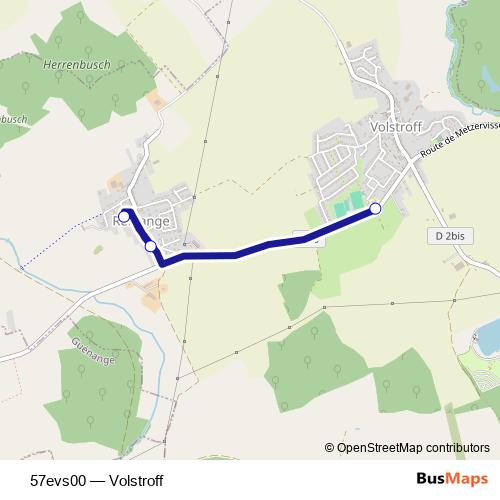 57evs00 bus Line Map