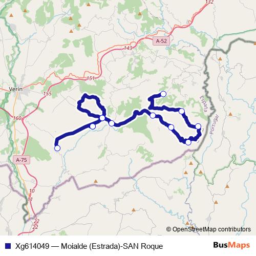 Xg614049 bus Line Map
