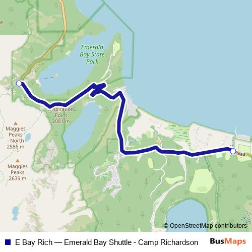 E Bay Rich bus Line Map