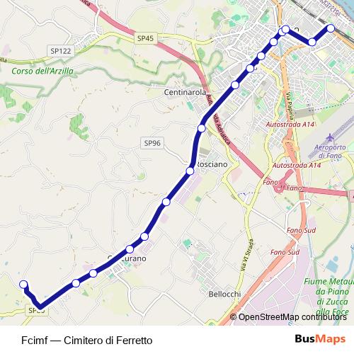 Fcimf bus Line Map